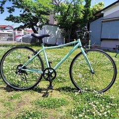 チェーン新品！ 700Cクロスバイク  ミントグリーン