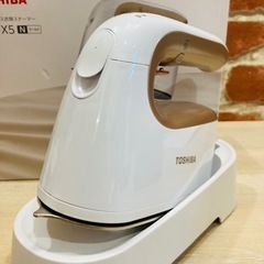 ★訳あり品★東芝コードレス衣類スチーマーの画像