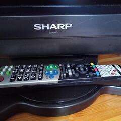 SHARP40型テレビの画像