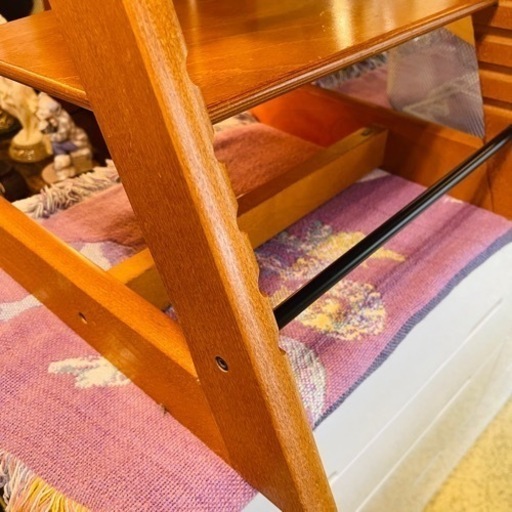 《売約済》【池上店】STOKKE　ストッケ　トリップトラップ　ナチュラル　ブナ材　無垢　ベビーチェア　キッズチェア　ダイニングチェア　子供　ナチュラル　ハイチェア　ライトブラウン