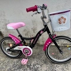 16インチガールズバイク自転車オキナワハイビスカスバイクISLA...