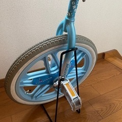 一輪車 ブリヂストン 16インチ 専用スタンド付きの画像
