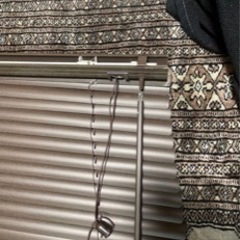 ブラインド　木目調アルミ　左右独立式　の画像