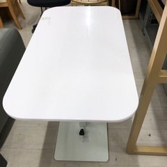 昇降式テーブルホワイト【トレファク堺福田店】