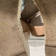 【お譲り先決定！ ⠀】 22cm レディース リボン サンダル 黒 ブラック グレイル 系統の画像