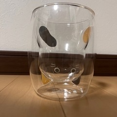 【中古品】耐熱　Neko glass  タンブラーの画像