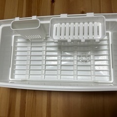 水切りラック　プラスチックの画像