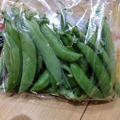 スナップえんどう　豆　食品　野菜の画像