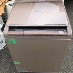 ?4️⃣4️⃣福岡市内配送設置無料 日立 HITACHI BW-D10XTV N [ビートウォッシュ たて型洗濯乾燥機（10.0kg） 自動お掃除搭載 シャンパン]