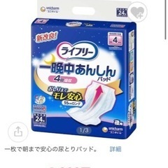 おむつ　パッド　新品　未使用　24枚入りの画像
