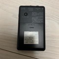 SONY ポケットラジオの画像