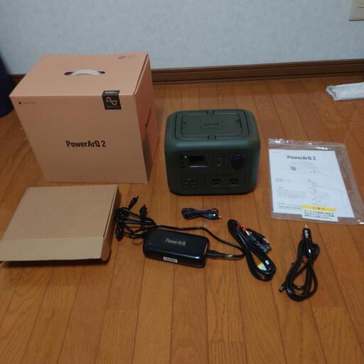 PowerArQ 500wh ポータブル電源　オリーブドラブ