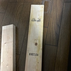 2×4 角材　2本の画像
