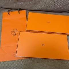 エルメス ストール 箱2点＆ショッパー