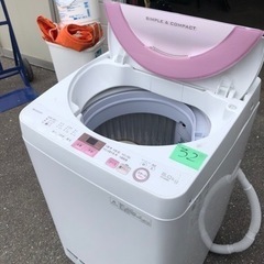 3️⃣2️⃣福岡市内配送設置無料 シャープ SHARP ES-GE6A-P [全自動洗濯機(