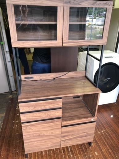 福岡市内配送無料 家具　食器棚　レンジ台