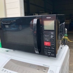 福岡市内配送無料　2023年式 ZEPEAL ゼピール 16Lフラットオーブンレンジ DFO-G1621 ブラックの画像