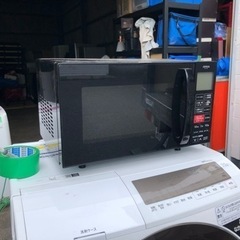 福岡市内配送無料　2023年式 ZEPEAL ゼピール 16Lフラットオーブンレンジ DFO-G1621 ブラックの画像