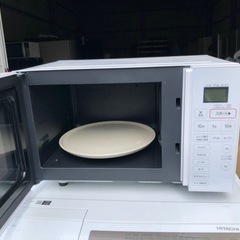 福岡市内配送無料　2021年式 ハイアール 16L オーブンレンジ JM-V16E (W) ホワイト 横開き式 グリル機能 ヘルツフリー 自動メニュー エコ煮込み 焼き芋 簡単操作 チャイルドロック シンプル Haierの画像