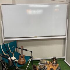 壁にぴったり。L字脚ホワイトボード  片面  W1800×H905mm の画像
