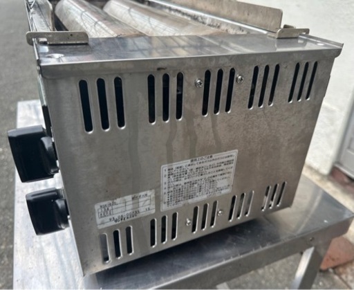 【動確済み】業務用 リンナイ ガス串焼き機 RGK-62D 都市ガス 遠赤外線グリラー 13A 焼き台 焼物 卓上型 串焼き 焼き鳥 