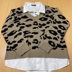 SUREVE ヒョウ柄ニット