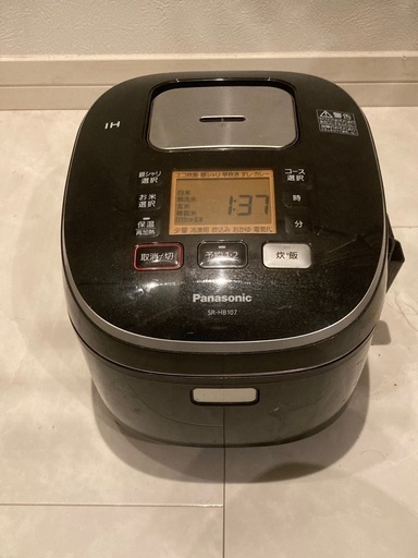 パナソニック　炊飯器 SR-HB107 ブラック　2018年製