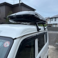 　ルーフレール　ルーフキャリア　軽　車のパーツ 外装、車外用品　...
