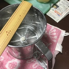 大きめ片手で粉ふるい！