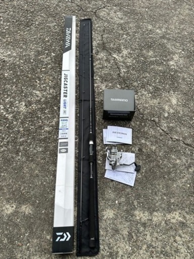 ロッドとリールセット　ダイワ　ジグキャストライト９８ＭＬ(新品未使用) シマノ　セドナ4000XG (新品未使用) 本日限定　値下げ不可