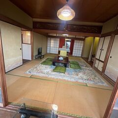 【車庫付き５LDK戸建】みさき公園駅徒歩４分！車庫付き池のある日本庭園付き屋上付き！！トイレ２か所！７万円！ − 大阪府
