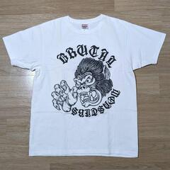 激レア　ゴリラ獣　廣田彩玩所 HxS　tシャツ　白