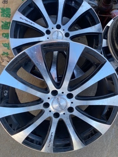 19インチ　アルミホイール　7.5j PCD100 4本セット　5穴