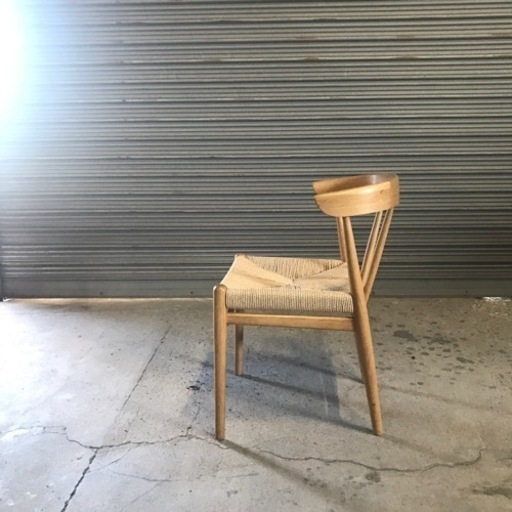 家具 椅子 ペーパーコード　ダイニングチェア　イス　オーク材　