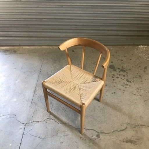 家具 椅子 ペーパーコード　ダイニングチェア　イス　オーク材　