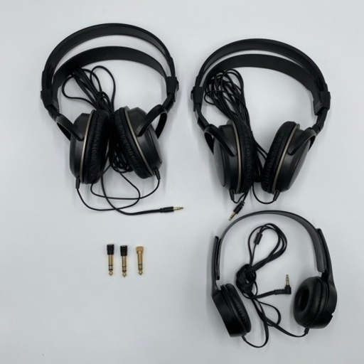 オーディオ 有線ヘッドフォン 3点セット 変換器付き