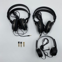 オーディオ 有線ヘッドフォン 3点セット 変換器付き