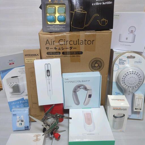 ⭐23点　新品・未使用品⭐　　サーキュレーター、脱毛器、美容品、家電、キャンプ用品など