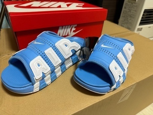 【本日限定値下げ】NIKE ナイキ AIR MORE UPTEMPO SLIDE エア モア アップテンポ スライド MFD9883 400UNVBLU/WHITE