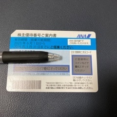 ANA株主優待券1枚　2024.5.31まで有効
