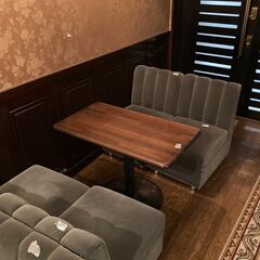 飲食店用のソファセットの画像