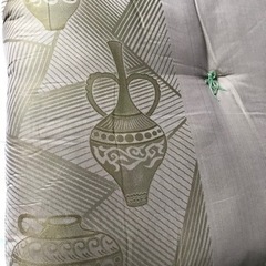 正絹　真綿　　アンティーク座布団