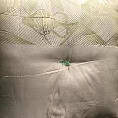 正絹　真綿　　アンティーク座布団の画像