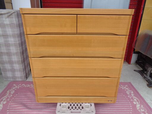 4段チェスト　幅85　中古