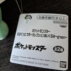 本日限定処分前お値下げ中！ポケットモンスター もふぐっと カラーセレクションぬいぐるみ ～green～おもちゃ おもちゃ ぬいぐるみの画像
