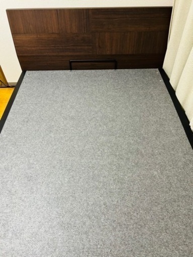 【お買得】クイーンサイズ　ドリームベッド 跳ね上げ式　深収納　ベッドフレーム　クイーンサイズ