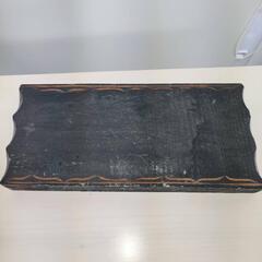 熊の木彫り 鮭 北海道 置物 昭和レトロ アンティーク 幅30.5㎝ インテリアの画像