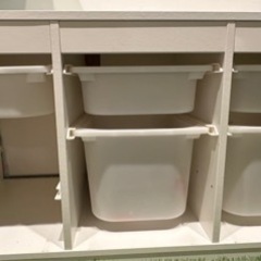 TROFAST トロファスト+引き出し5個　IKEAイケア の画像