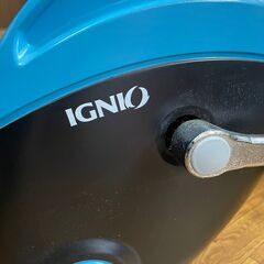 エアロバイク　No.9187　フィットネスバイク　IGNIO　ブルー/ブラック　【リサイクルショップどりーむ鹿大前店】の画像