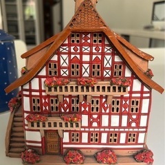 陶器 ドイツキャンドルハウスの画像